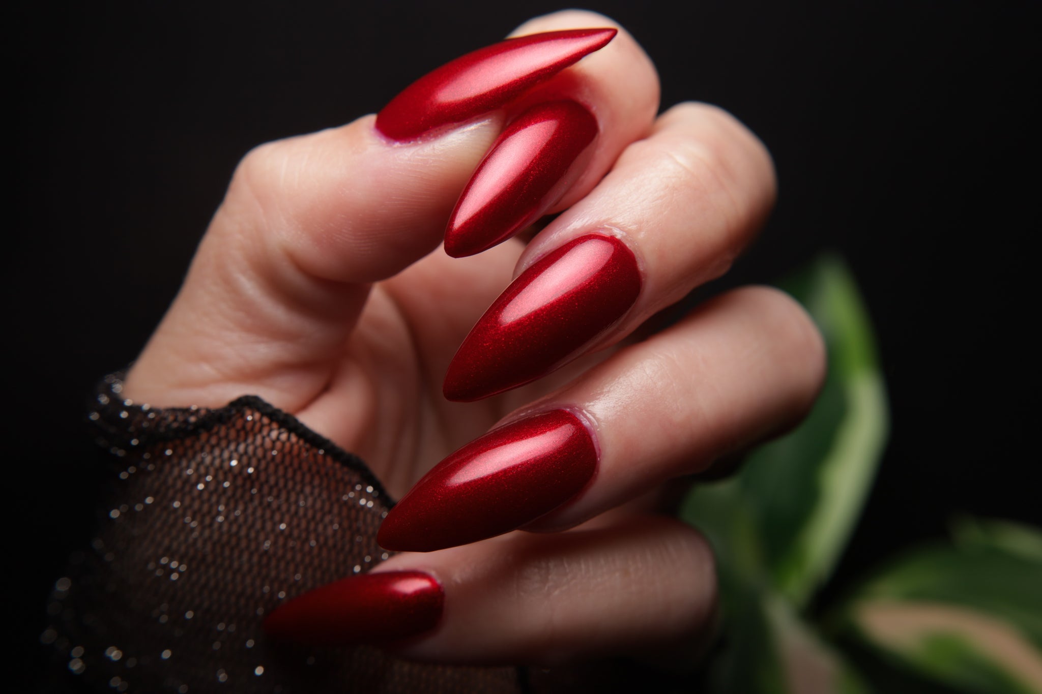 Cardinal in the Snow | Classic Red Shimmer Nail Polish| Minx Magic